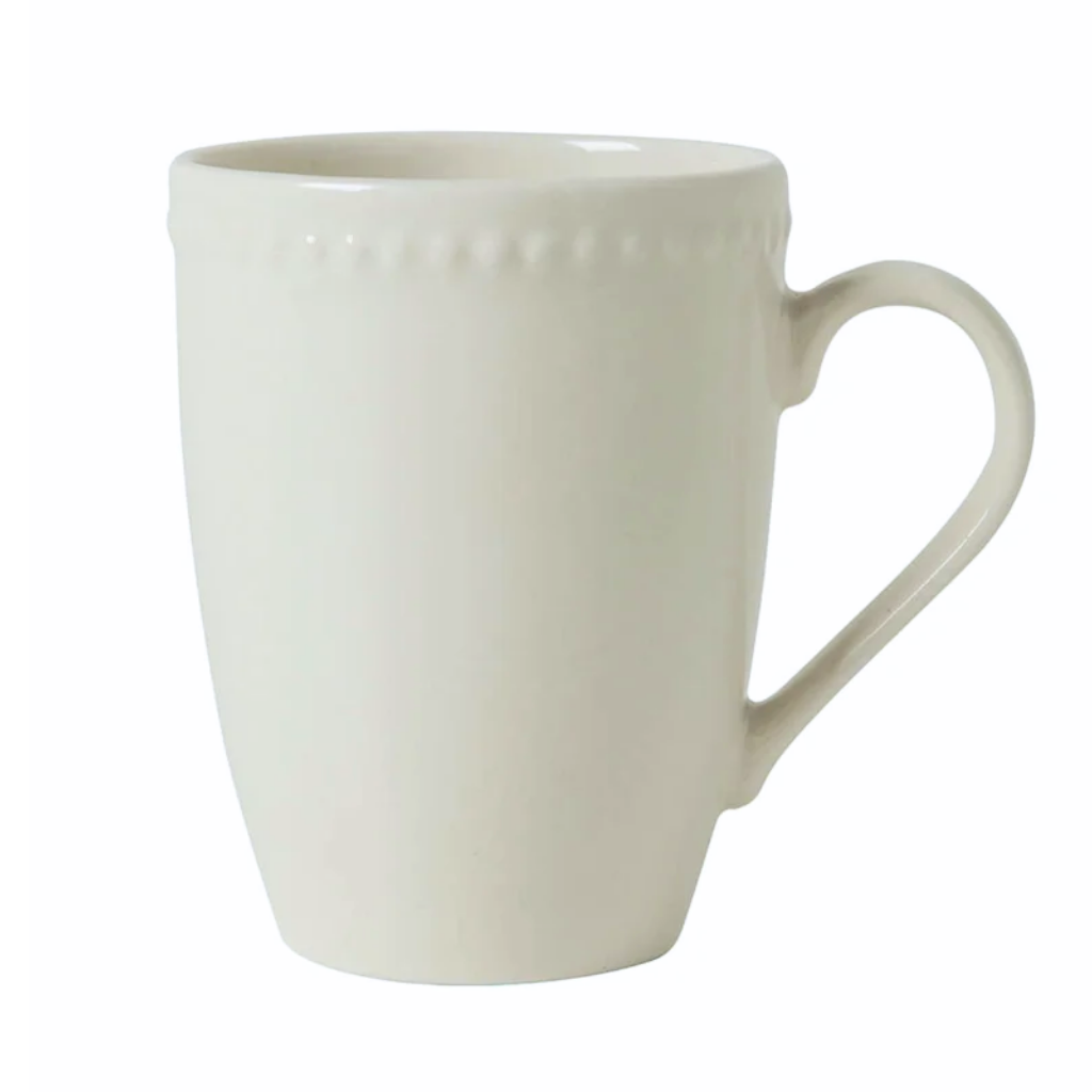 Caneca Perla Off White Cerâmica Branca 300ml - Imagem 3