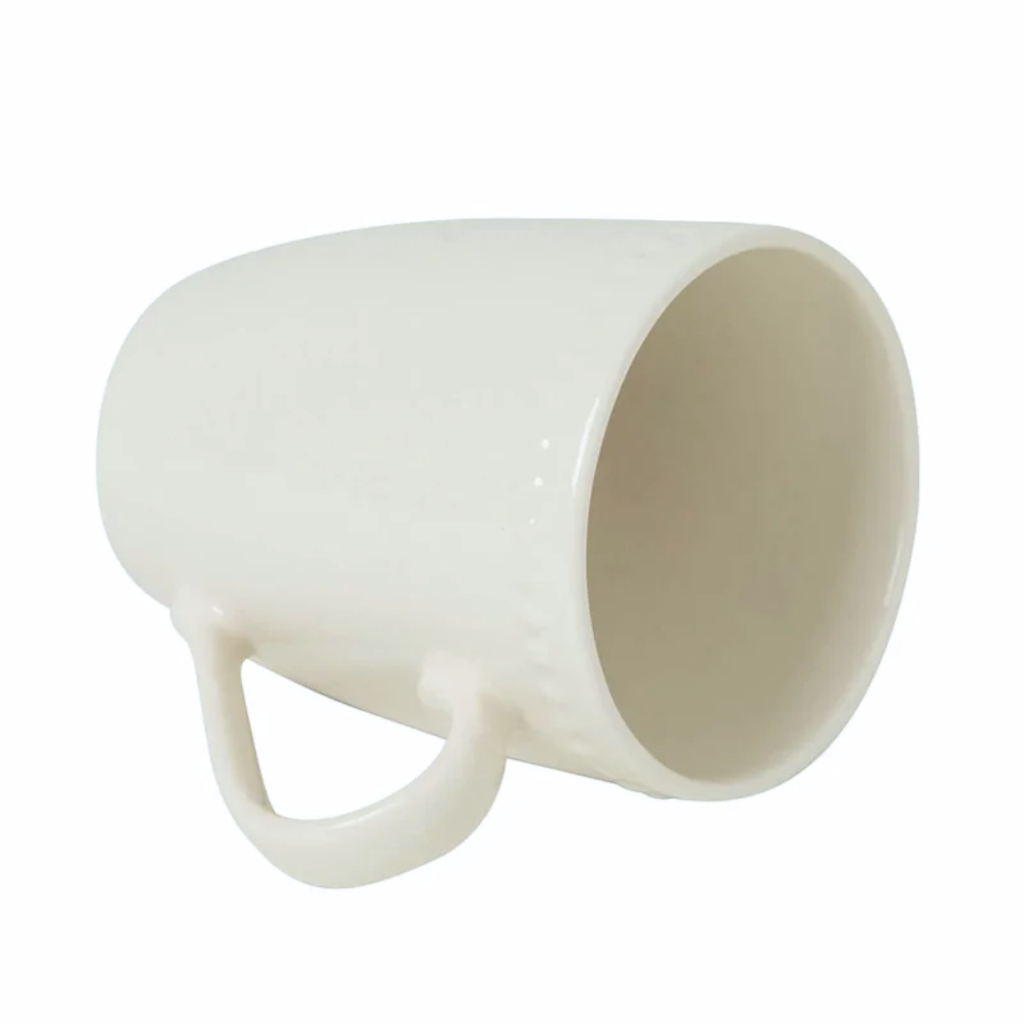Caneca Perla Off White Cerâmica Branca 300ml - Imagem 4