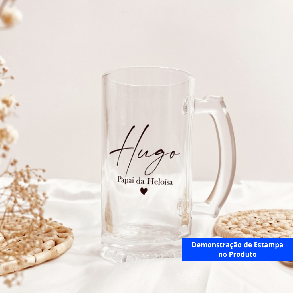 Caneca de Chopp de Vidro 475ml - Imagem 3