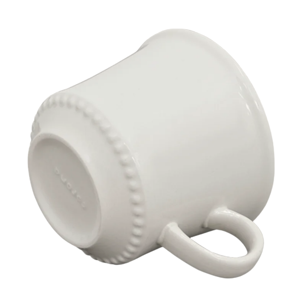 Xícara Perla Cerâmica Branca 240ml - Imagem 5