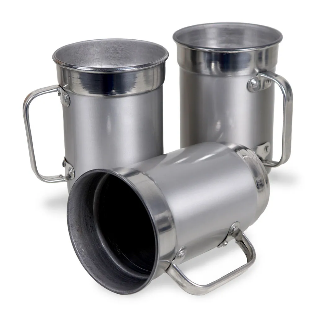Caneca de Chopp Alumínio Prata 750ml - Imagem 3