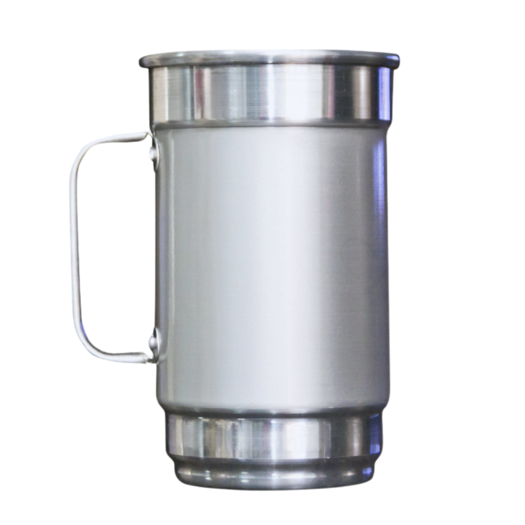 Caneca de Chopp Alumínio Prata 750ml - Imagem 4