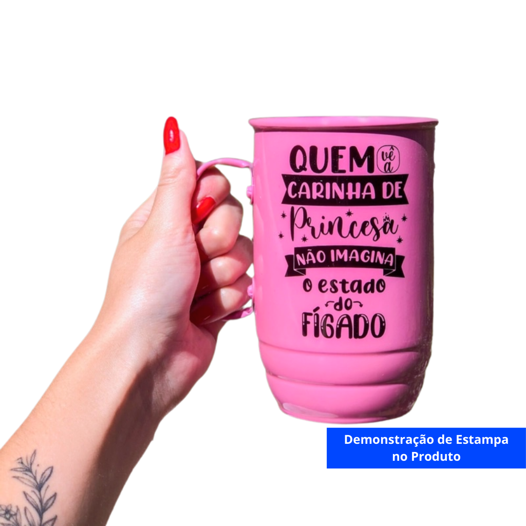 Caneca de Chopp Alumínio Color 750ml - Imagem 3