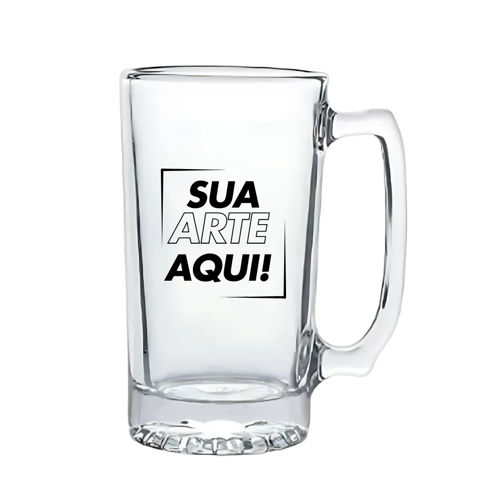 Caneca Chopp de Vidro 368ml