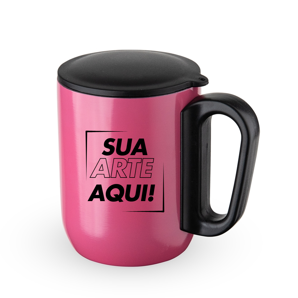 Caneca Inox Parede Dupla 230ml