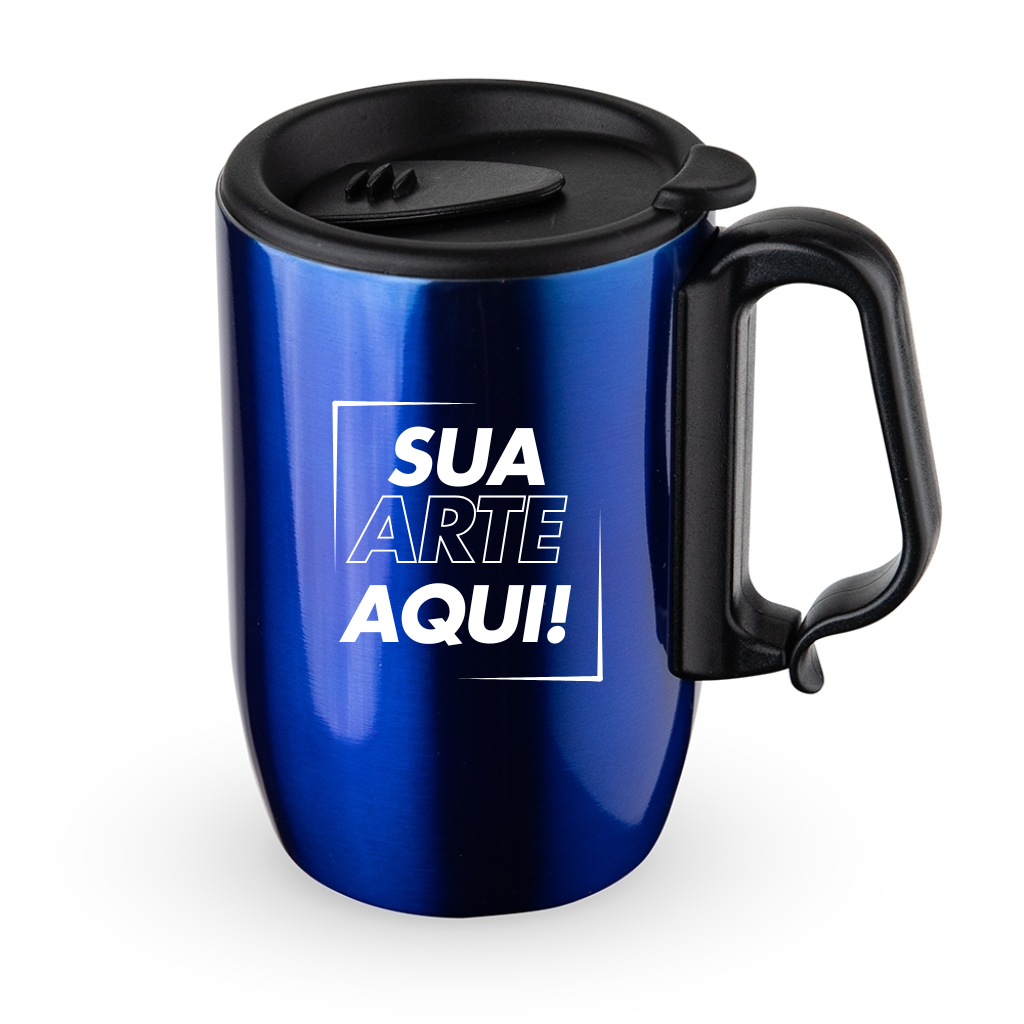 Caneca Inox Parede Dupla 350ml