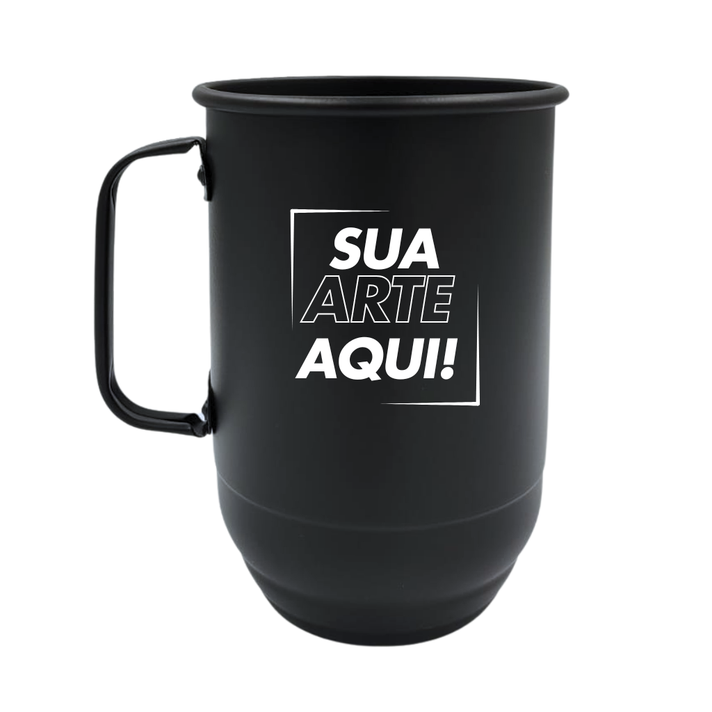 Caneca Aluminio Fosco 850ml