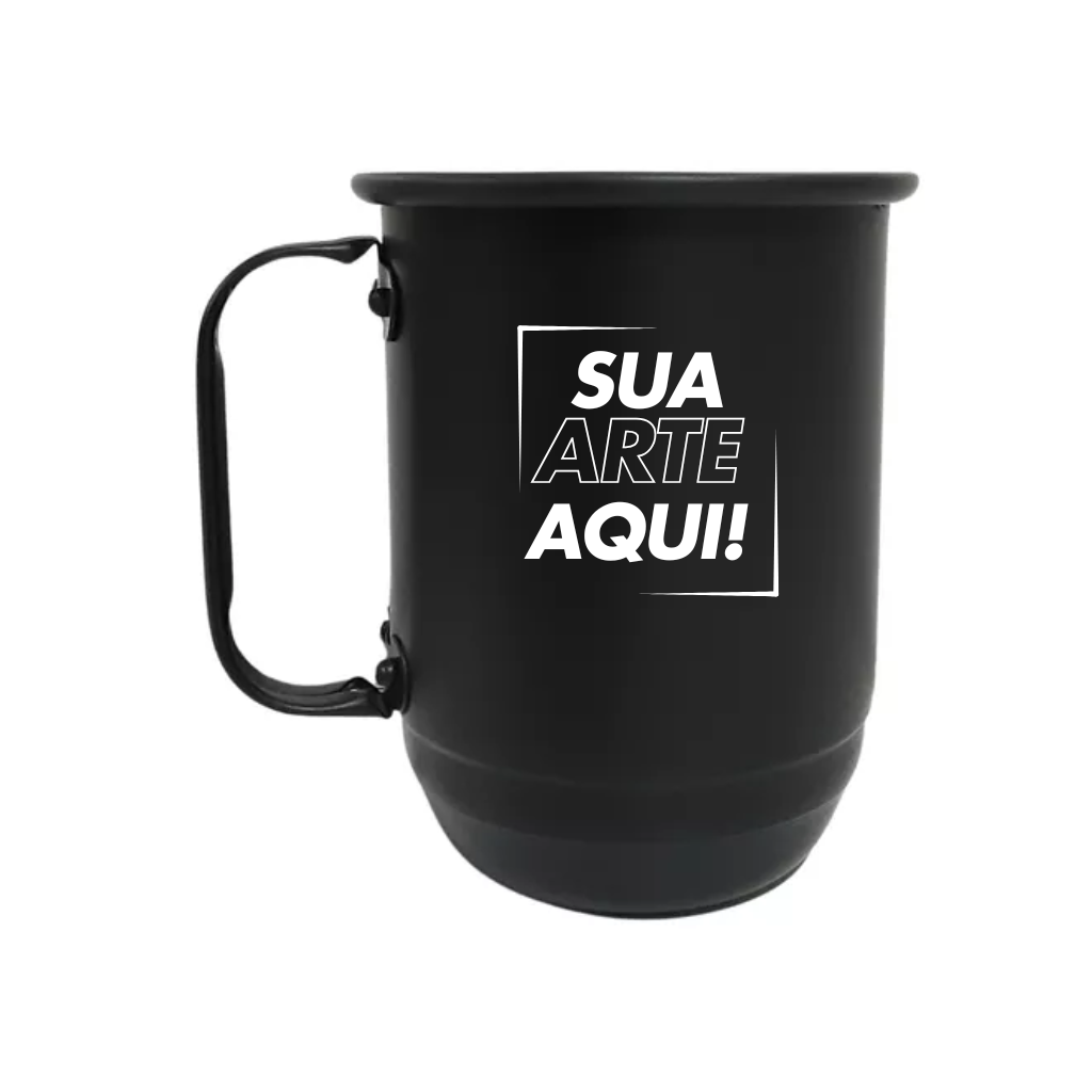 Caneca Aluminio Fosco 500ml