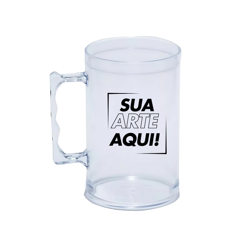 Caneca Chopp Acrílico 450ml
