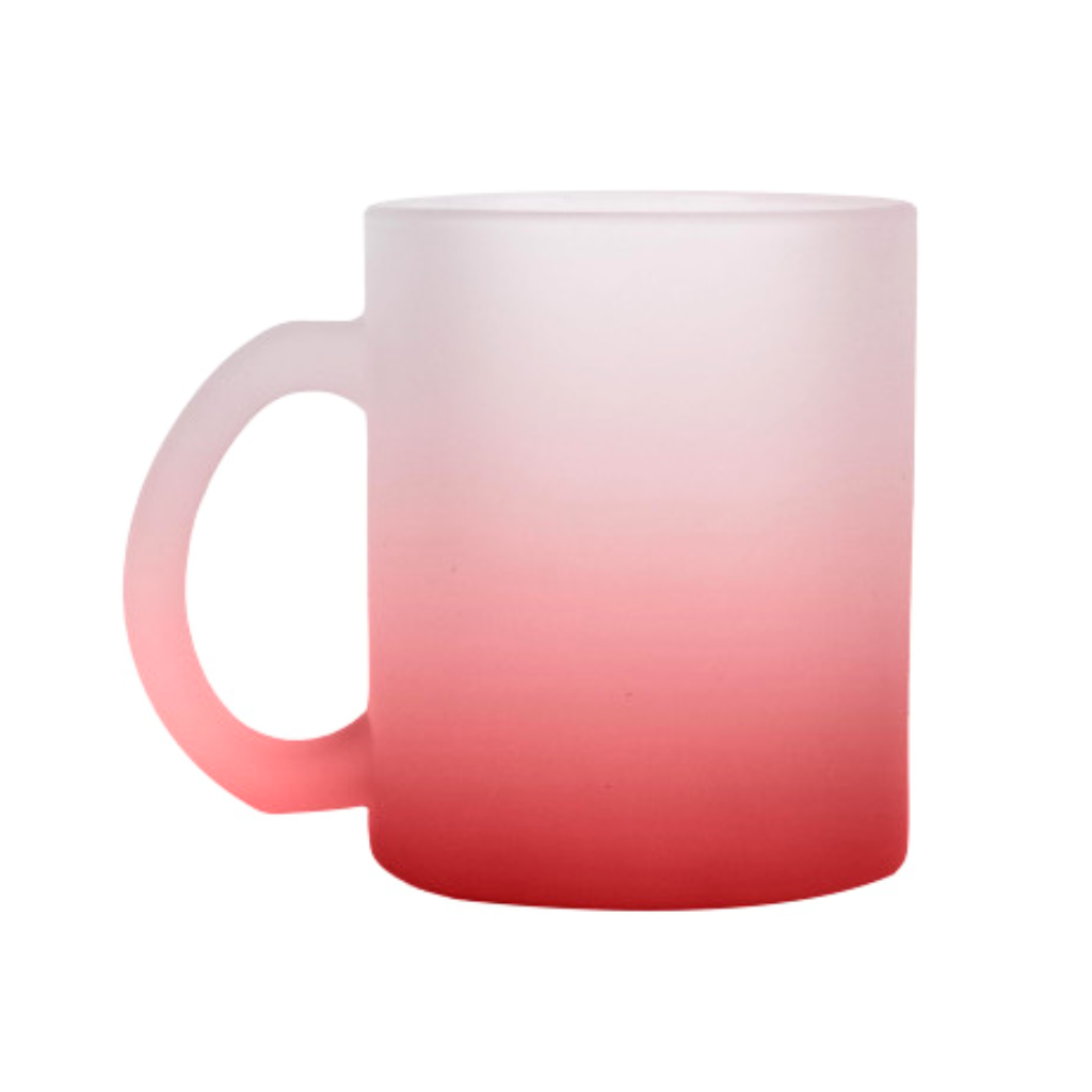 Caneca Vidro Jateada Degrade 325ml - Imagem 3