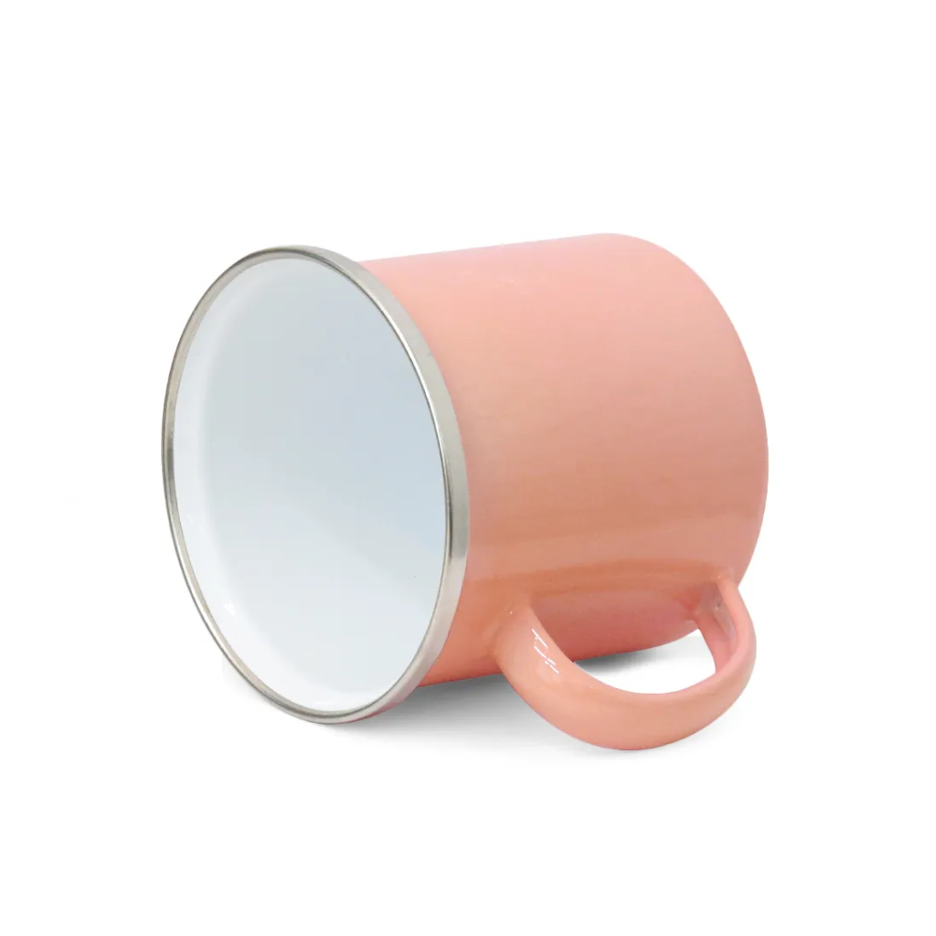 Caneca Esmaltada Borda Prata 235ml - Imagem 3