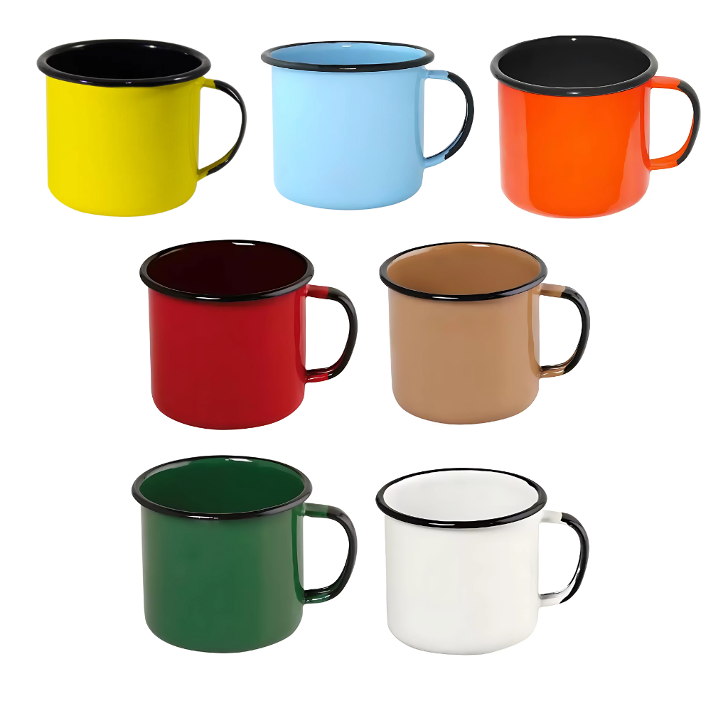 Caneca Esmaltada de Aço 370ml - Imagem 8