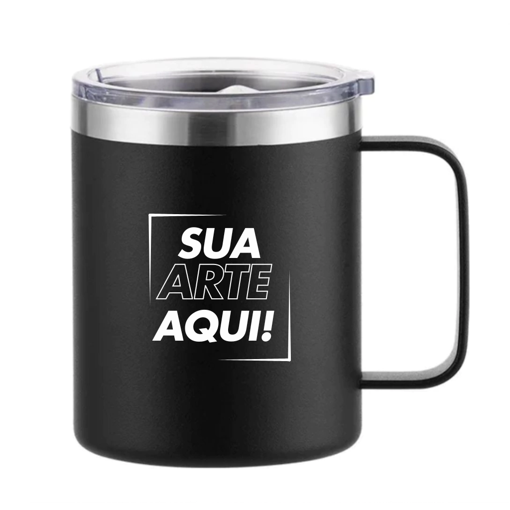 Caneca Térmica com Tampa 350ml