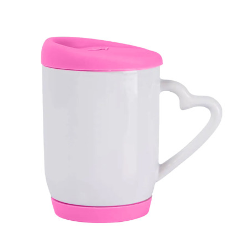 Caneca Cerâmica Tampa Silicone 365ml - Imagem 6