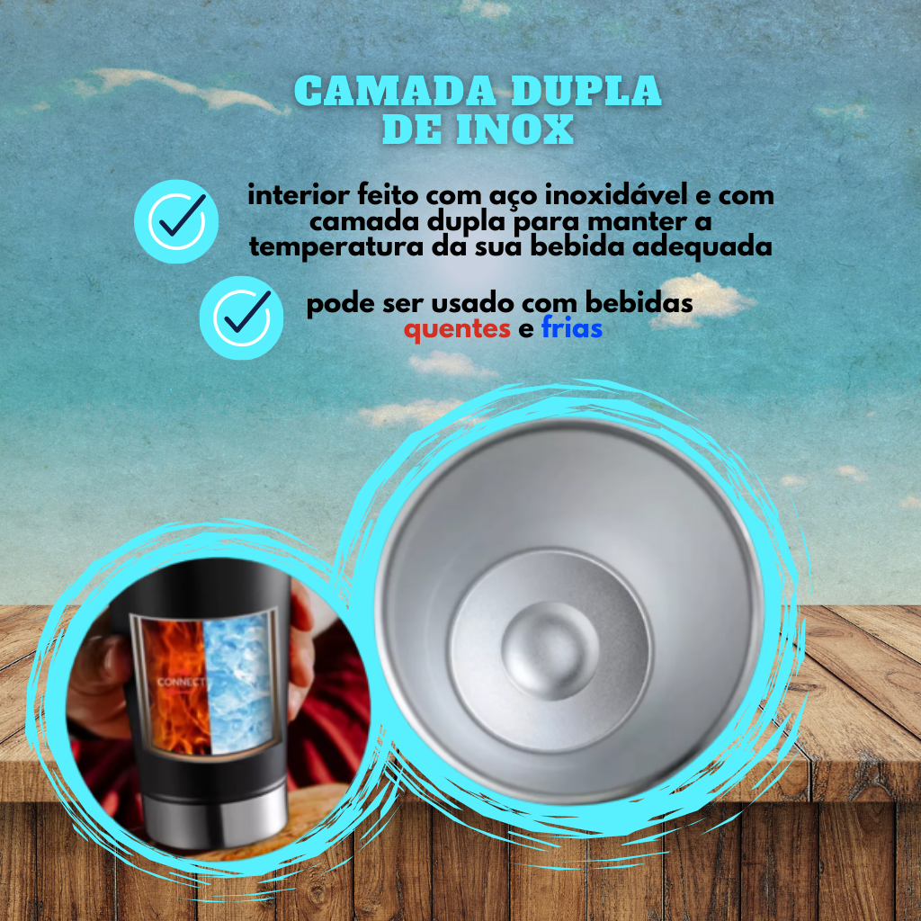 Copo Térmico com Abridor 500ml - Imagem 5