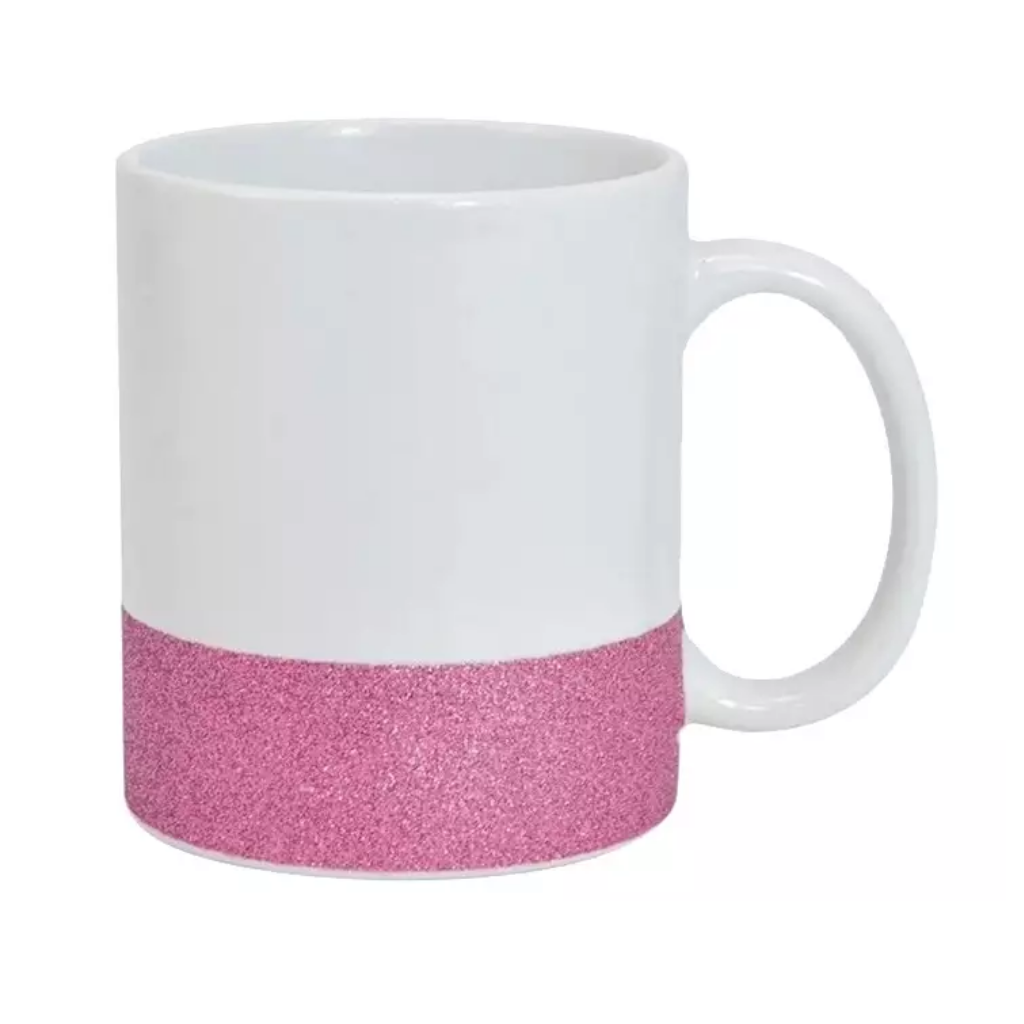 Caneca Cerâmica Base Glitter 325ml - Imagem 3