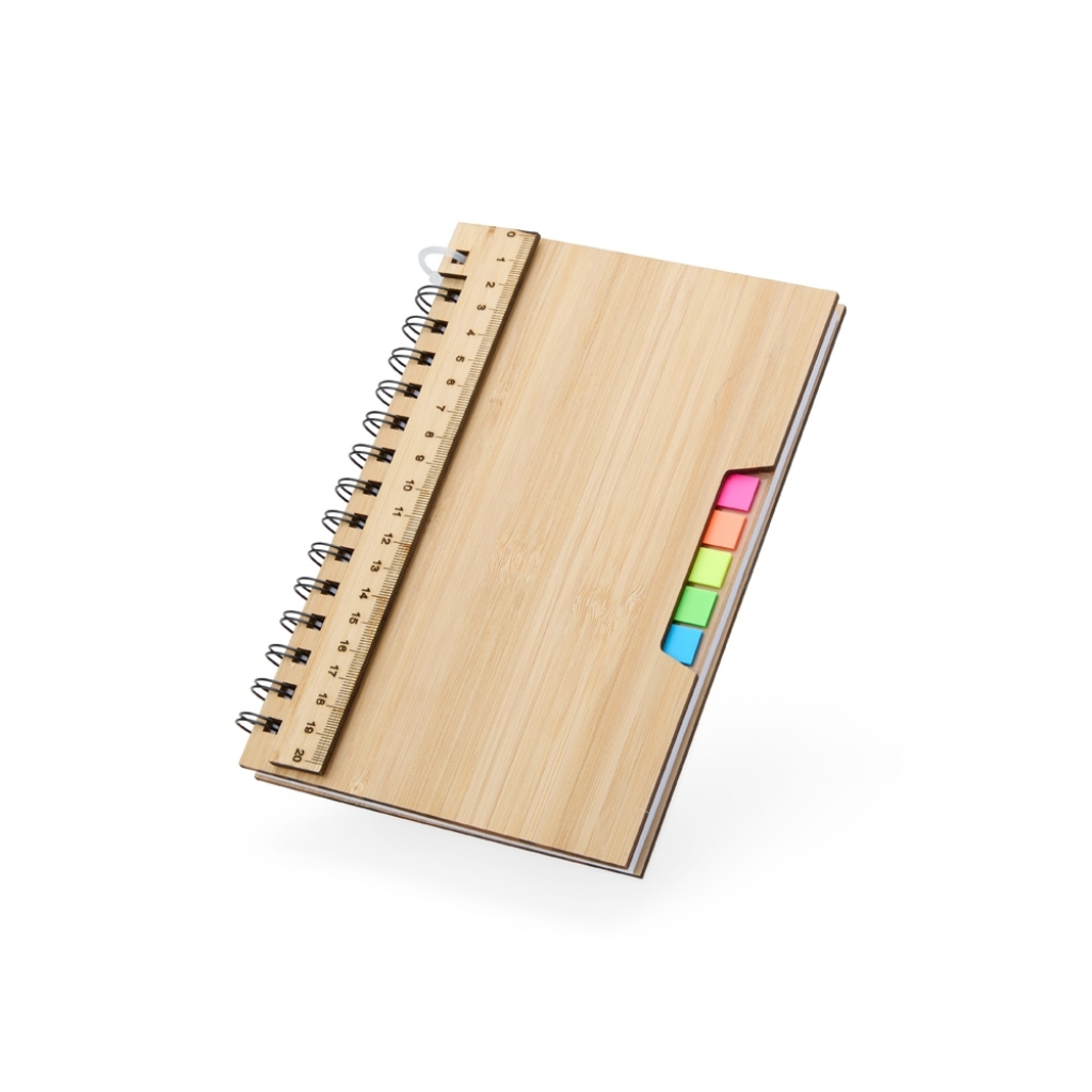 Caderno A5 Bambu com Régua - Imagem 3