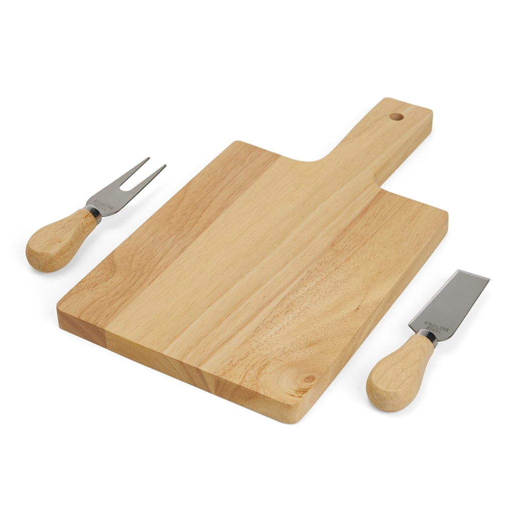 Kit Queijo Tábua Retangular com Garfo e Faca - Imagem 3