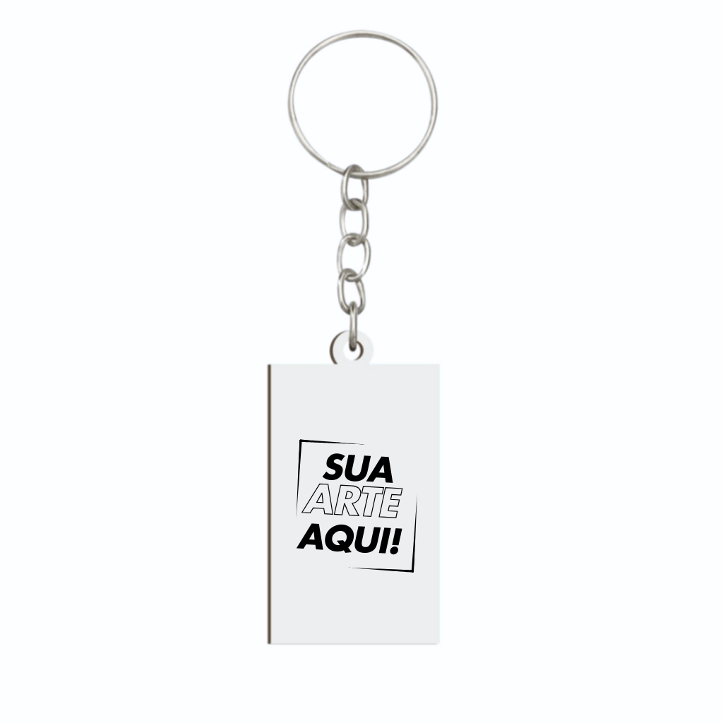 Chaveiro Retangular MDF