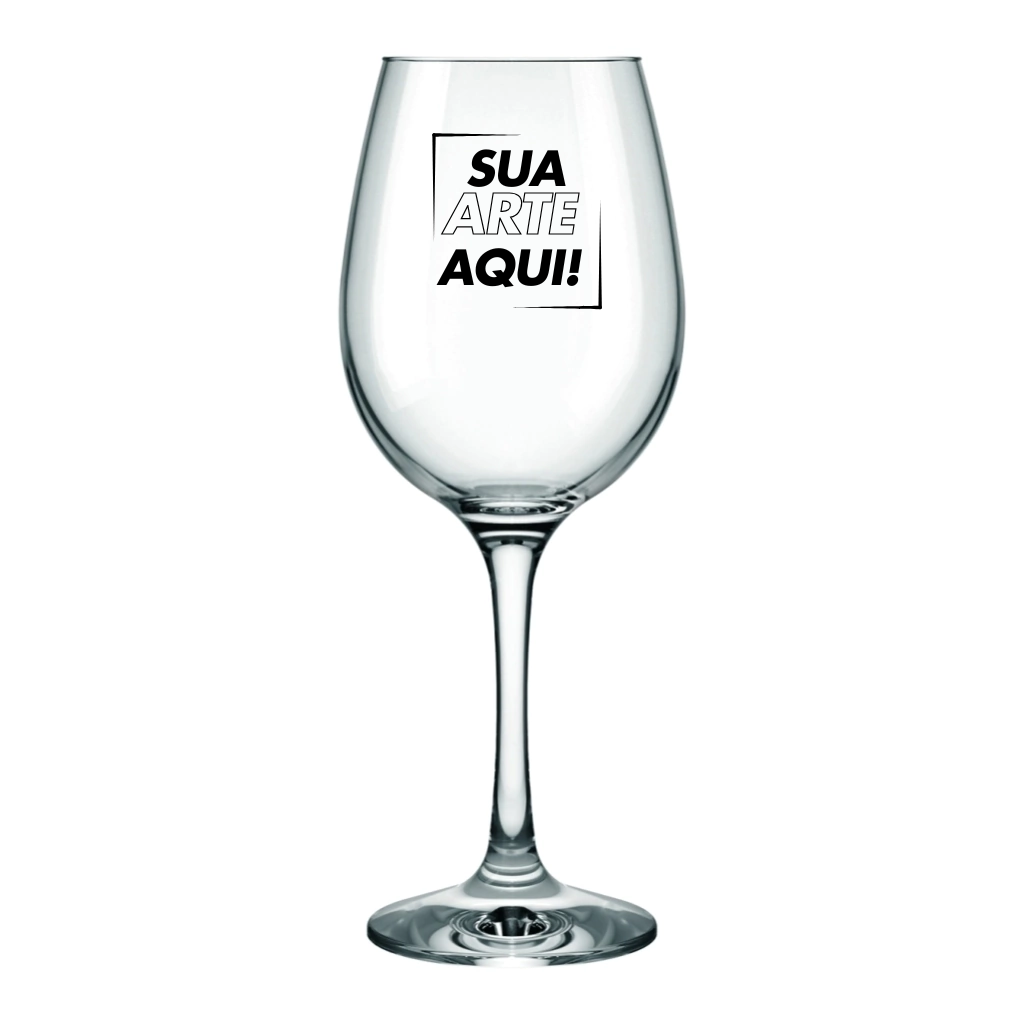 Taça de Vinho de Vidro