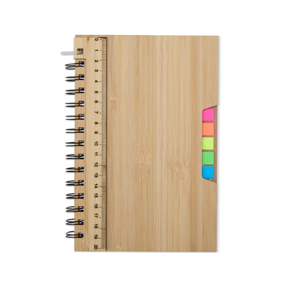 Caderno A5 Bambu com Régua - Imagem 5
