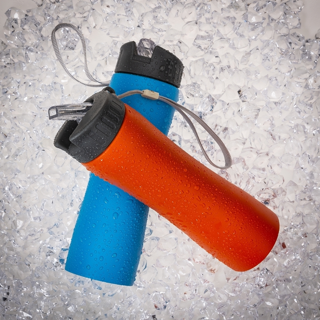 Squeeze Inox com Alça de Nylon 600ml - Imagem 7