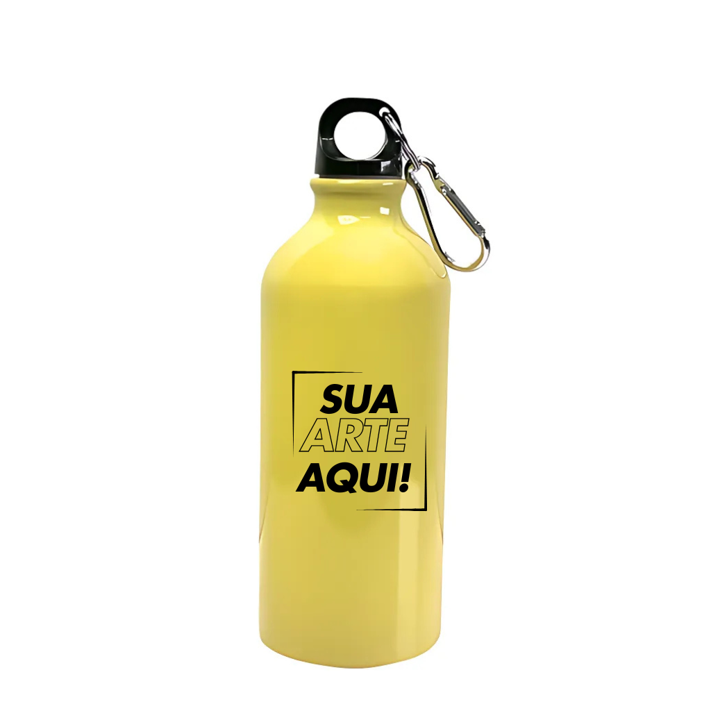 Squeeze Mosquetão Colorido 600ml