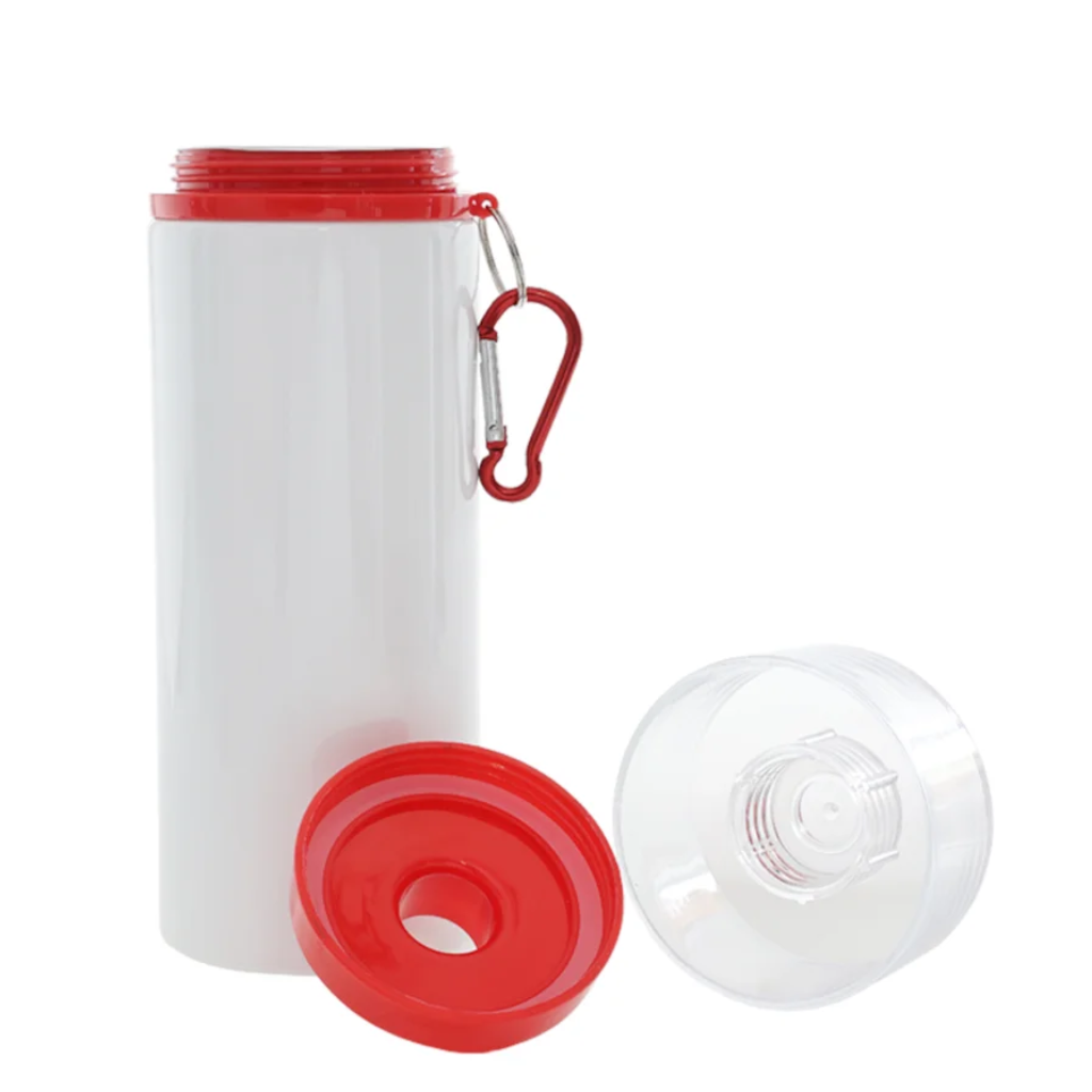 Squeeze de Alumínio com Tampa e Mosquetão 600ml - Imagem 5