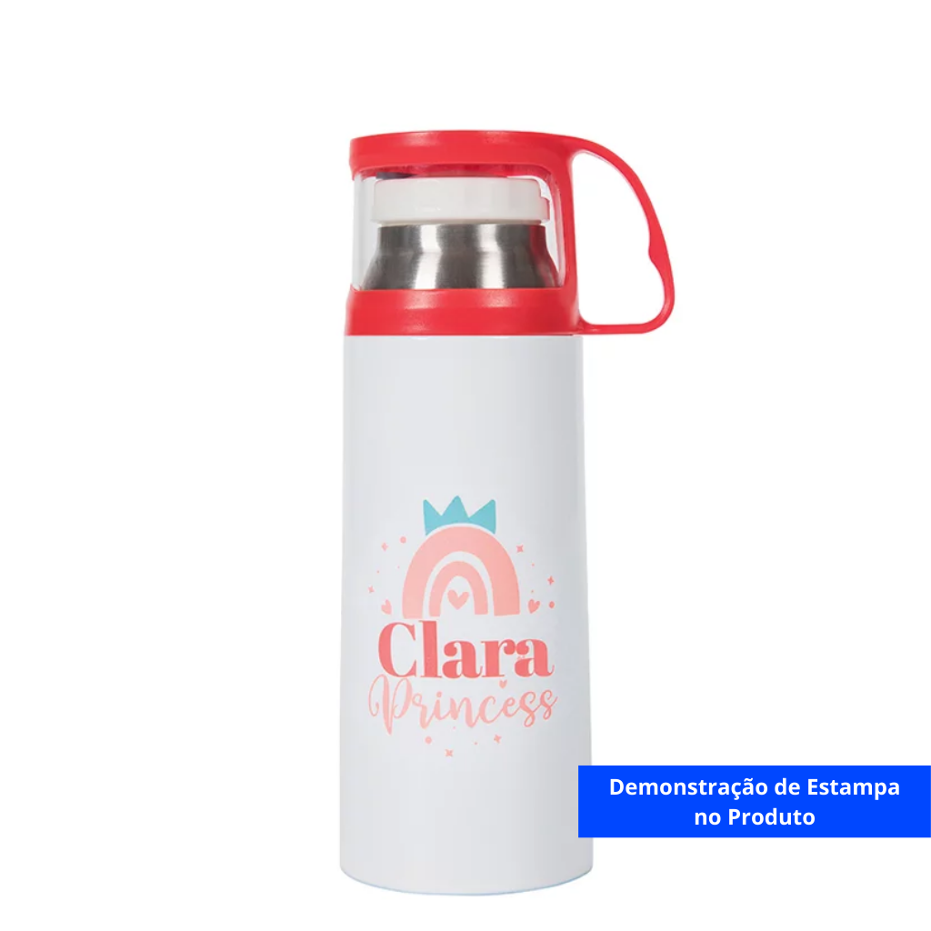 Garrafa Térmica com Copo 300ml - Imagem 6