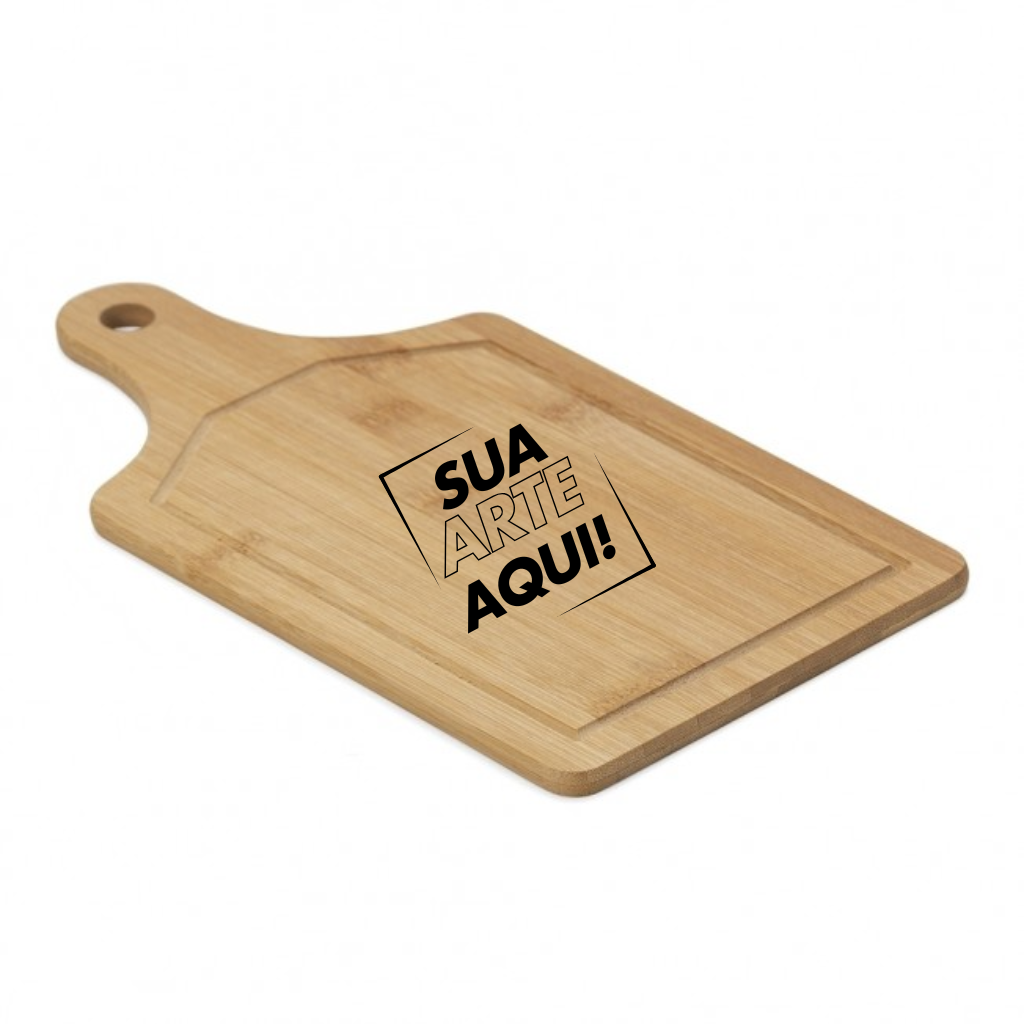 Tábua de Corte com Canaleta 33x18cm
