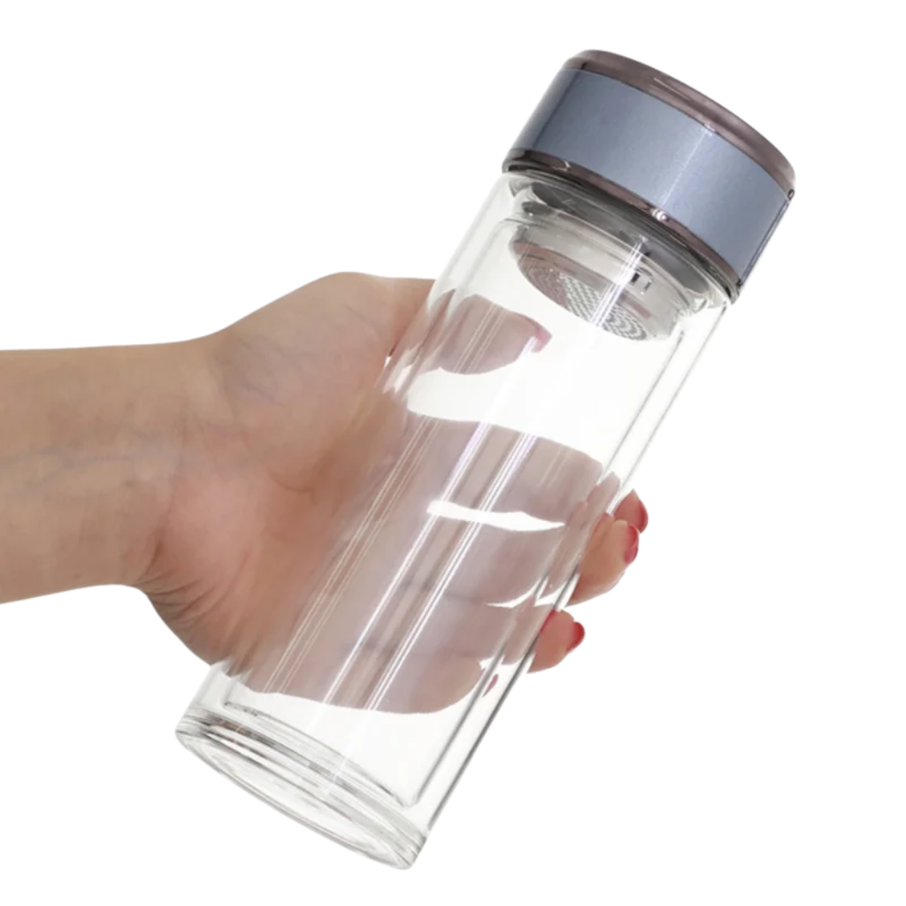 Garrafa de Vidro com Infusor 300ml - Imagem 3
