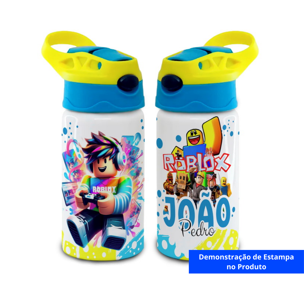 Squeeze Alumínio Tampa Color 500ml - Imagem 3