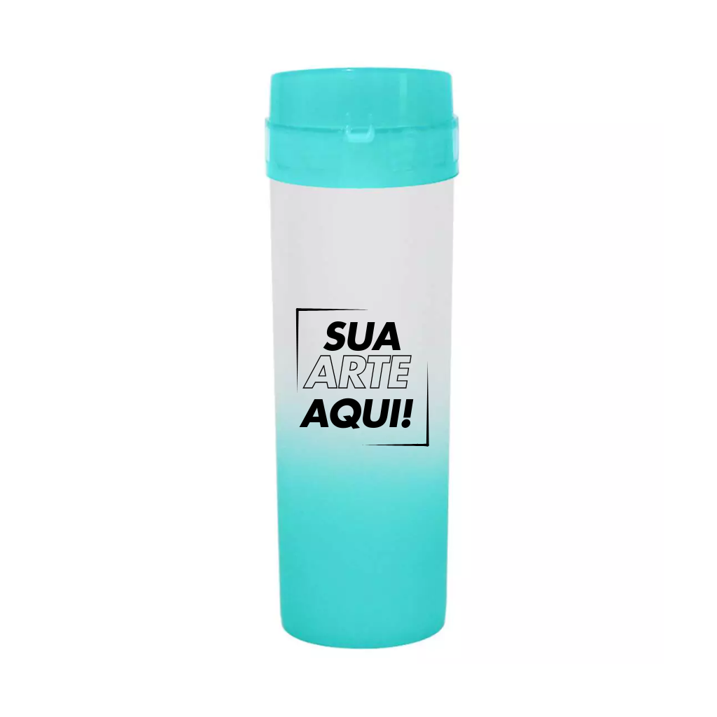 Garrafa Water Bio Degradê 500ml