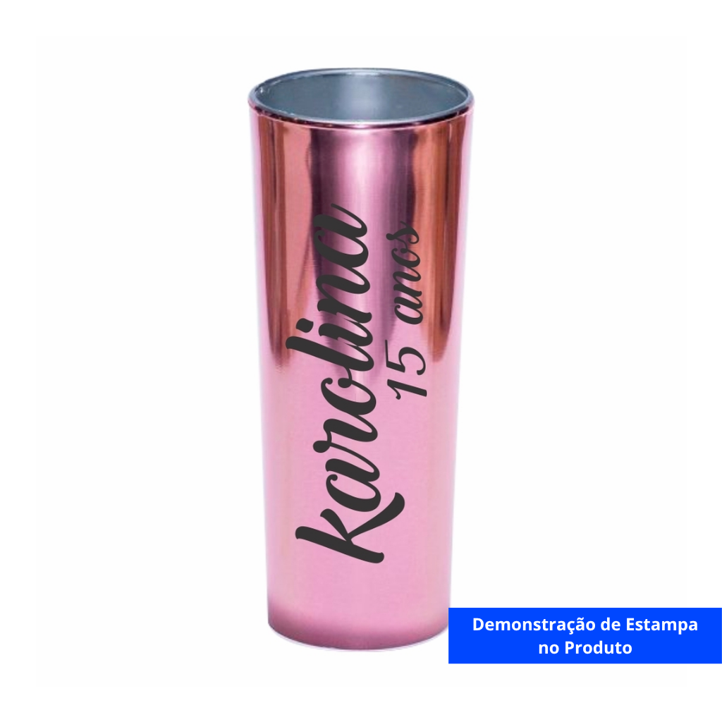 Copo Long Drink Metalizado 350ml - Imagem 3