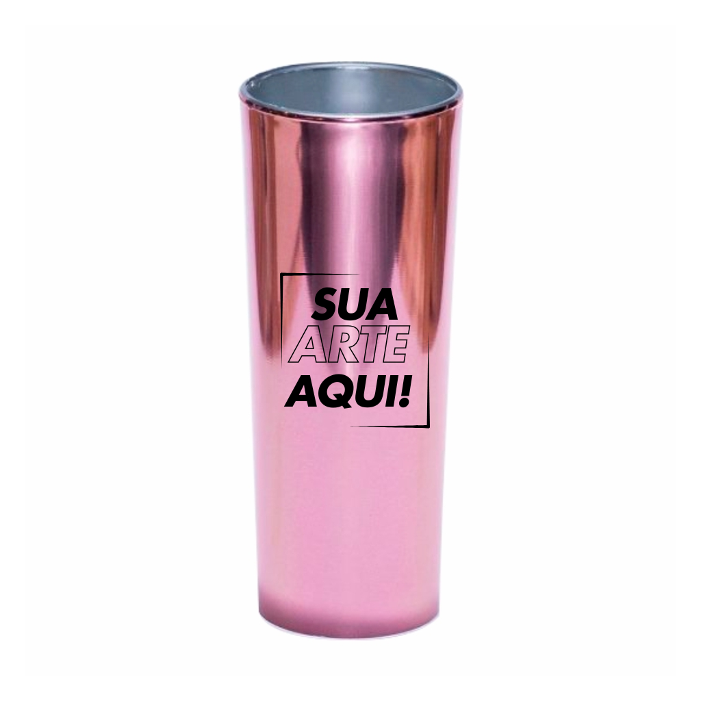 Copo Long Drink Metalizado 350ml