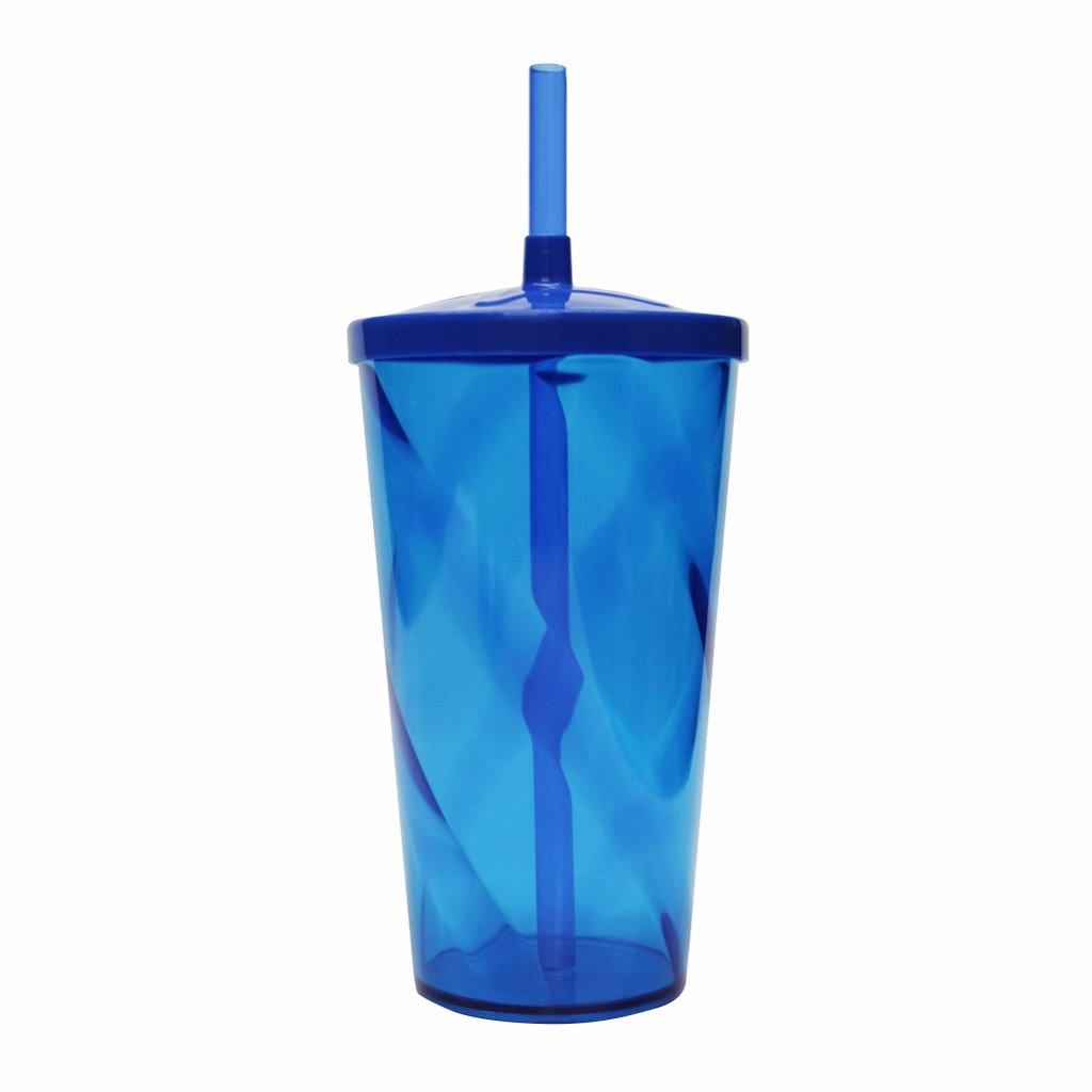 Copo Twister com Tampa e Canudo 600ml - Imagem 4