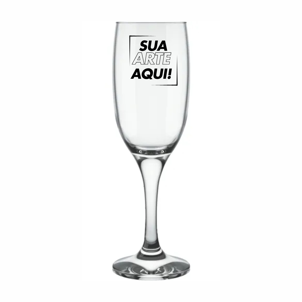 Taça de Champanhe de Vidro