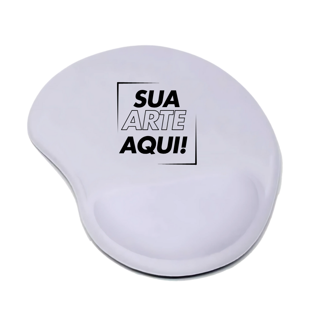 Mouse Pad Arrendondado com Descanso